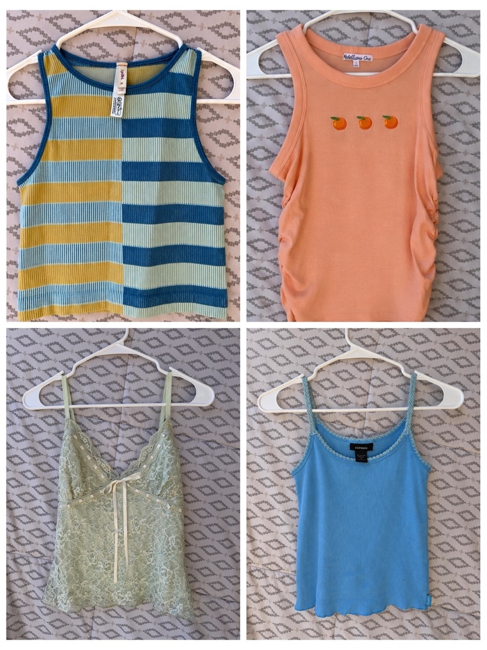 4 pack Y2K tank top bundle !!!